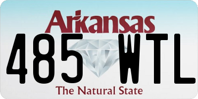 AR license plate 485WTL