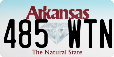 AR license plate 485WTN