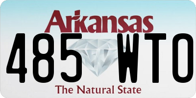 AR license plate 485WTO