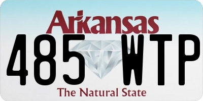 AR license plate 485WTP