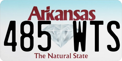 AR license plate 485WTS