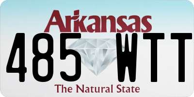 AR license plate 485WTT