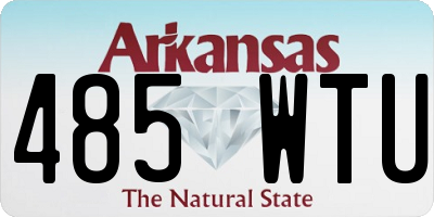 AR license plate 485WTU