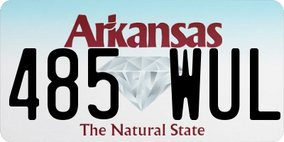 AR license plate 485WUL