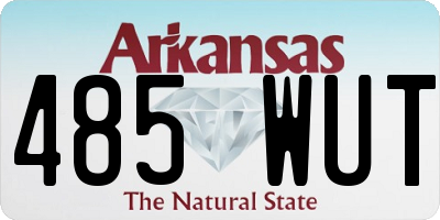 AR license plate 485WUT