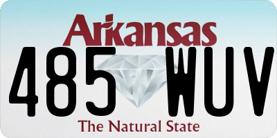 AR license plate 485WUV