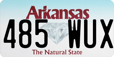 AR license plate 485WUX