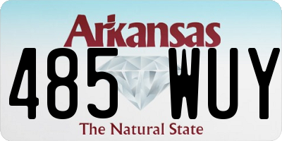 AR license plate 485WUY
