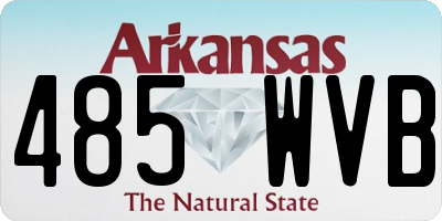 AR license plate 485WVB