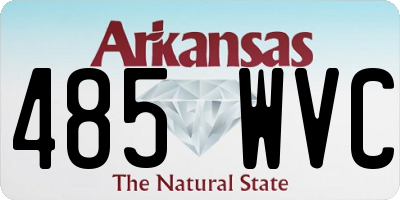 AR license plate 485WVC