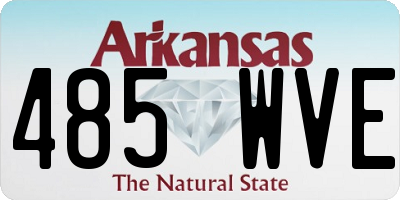 AR license plate 485WVE