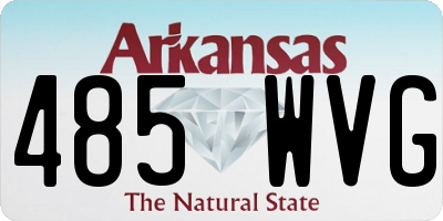 AR license plate 485WVG