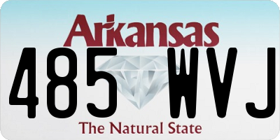 AR license plate 485WVJ
