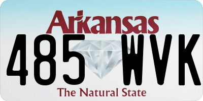 AR license plate 485WVK