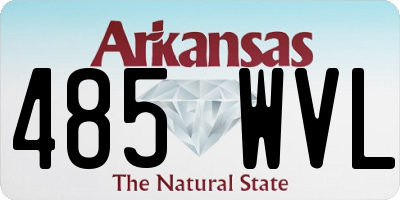 AR license plate 485WVL