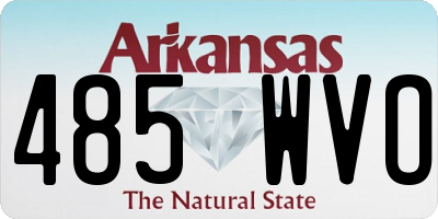 AR license plate 485WVO