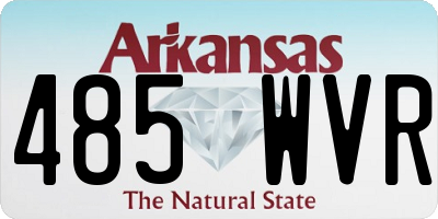 AR license plate 485WVR