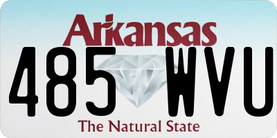 AR license plate 485WVU