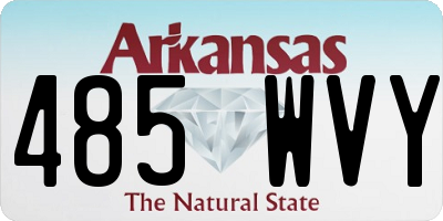 AR license plate 485WVY