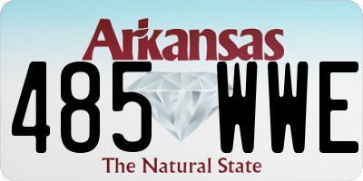 AR license plate 485WWE