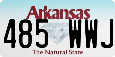 AR license plate 485WWJ