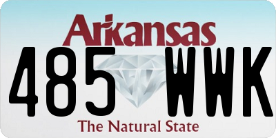 AR license plate 485WWK