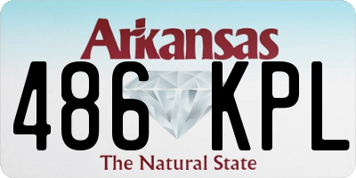 AR license plate 486KPL