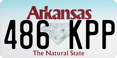 AR license plate 486KPP