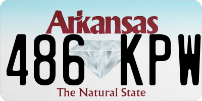 AR license plate 486KPW