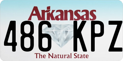 AR license plate 486KPZ