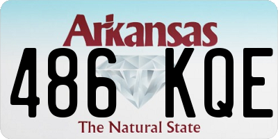 AR license plate 486KQE