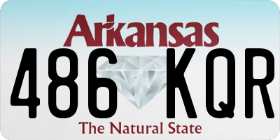 AR license plate 486KQR