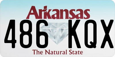 AR license plate 486KQX
