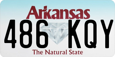 AR license plate 486KQY