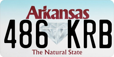 AR license plate 486KRB