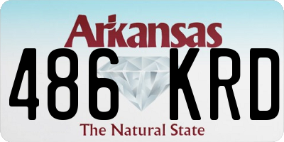 AR license plate 486KRD