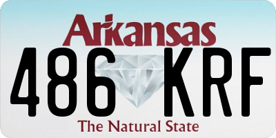 AR license plate 486KRF