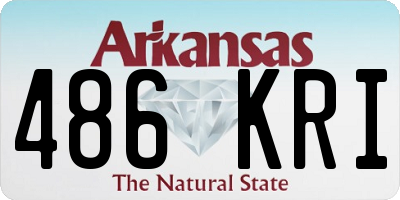 AR license plate 486KRI