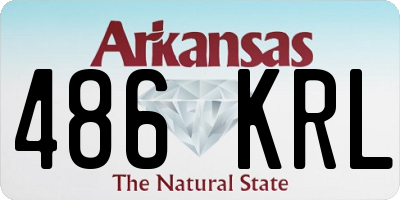 AR license plate 486KRL