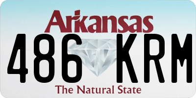 AR license plate 486KRM