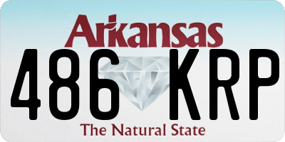 AR license plate 486KRP