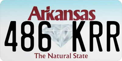 AR license plate 486KRR