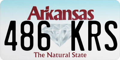 AR license plate 486KRS