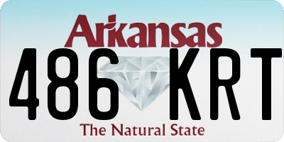 AR license plate 486KRT