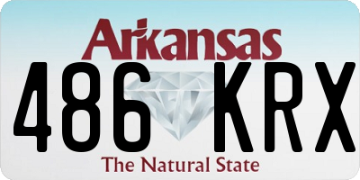 AR license plate 486KRX