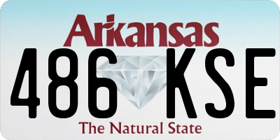 AR license plate 486KSE