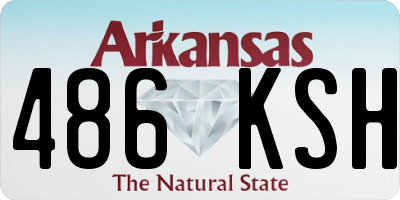 AR license plate 486KSH