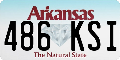 AR license plate 486KSI