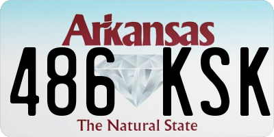 AR license plate 486KSK
