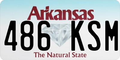 AR license plate 486KSM